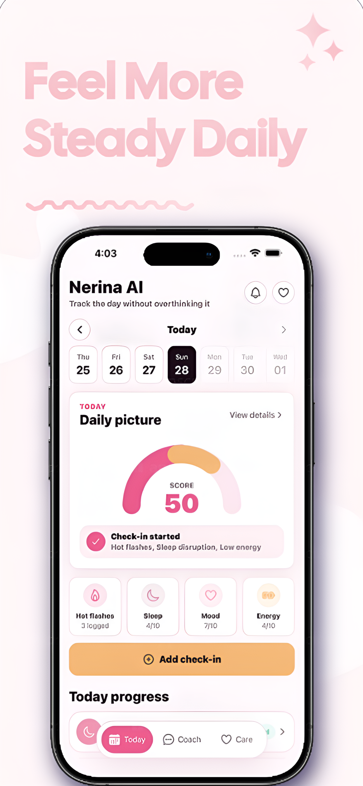 Nerina AI menopause support preview